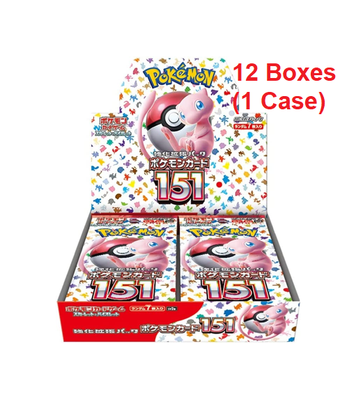 Pokémon TCG: (1 Case) Pokemon Card 151 sv2a BOX - NEW/SEALED (2024/04/20)