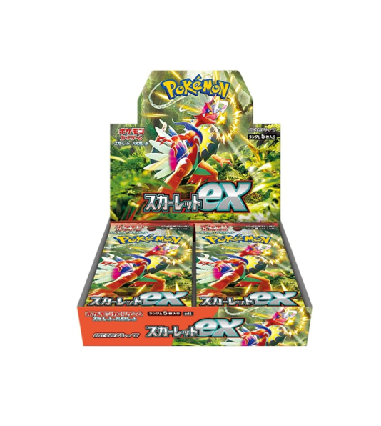 Pokémon TCG: Scarlet & Violet Expansion Pack Scarlet ex BOX - Sealed (2024/05~2024/06)