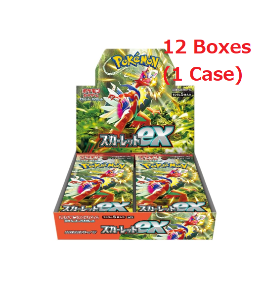 Pokémon TCG: (Case) Scarlet ex BOX - Sealed (2024/05~2024/06)