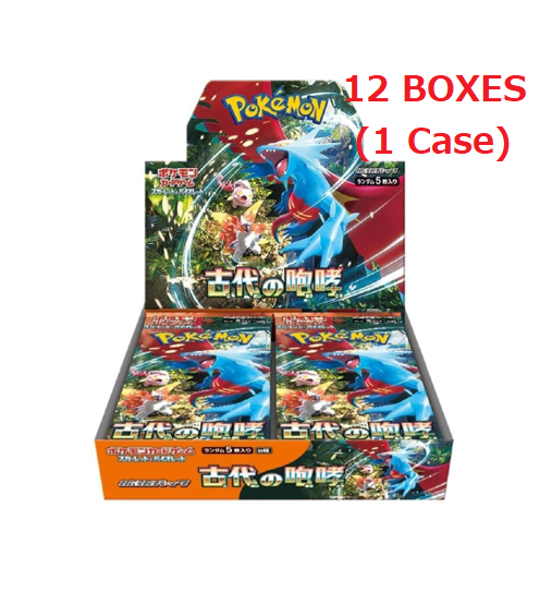 Pokémon TCG: (1 Case) Ancient Roar sv4K BOX - NEW/SEALED (‎2023/10/27)