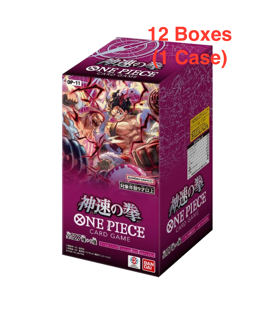 One Piece TCG: (1 Case) A Fist of Divine Speed [OP-11]  - NEW (2025/03/01)