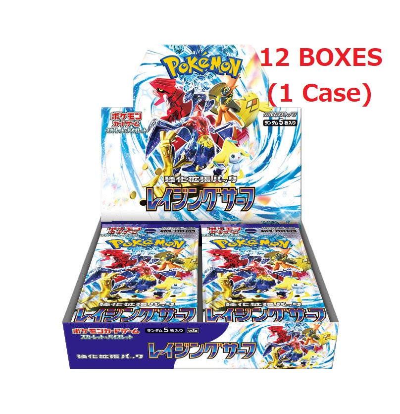 Case Raging Pokémon TCG: (1 Case) Raging Surf sv3a BOX - NEW/SEALED (2023/09/22)